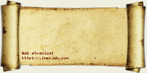 Anđelija Sibinović vizit kartica